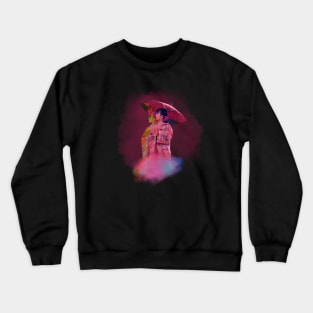 Kimono japanese lady Crewneck Sweatshirt